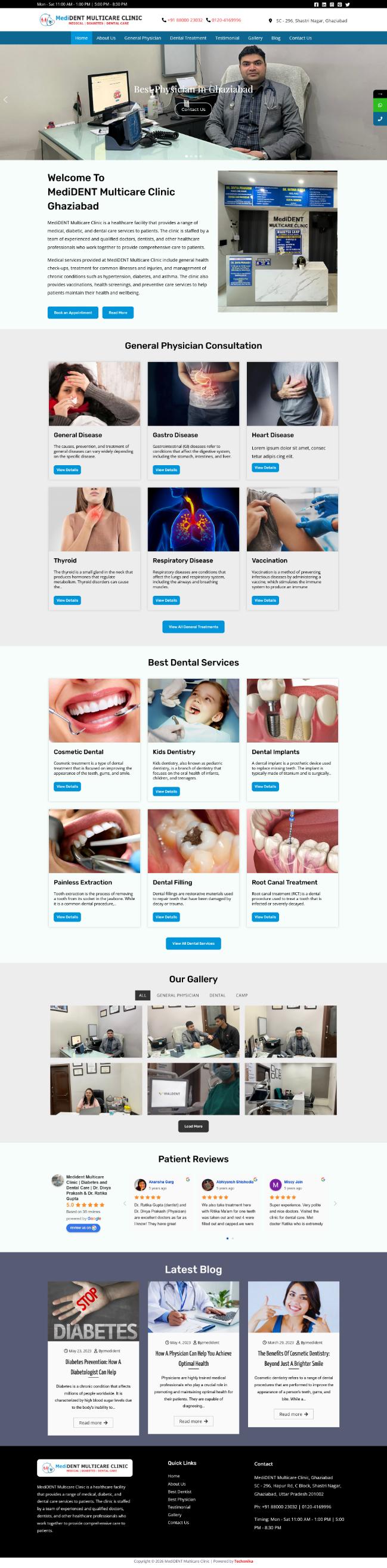 MediDENT Multicare Clinic – Medical & Dental Care, Ghaziabad