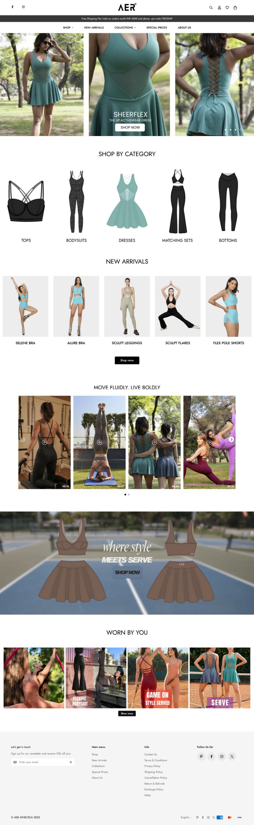 AER Athletica – Women's Activewear Store