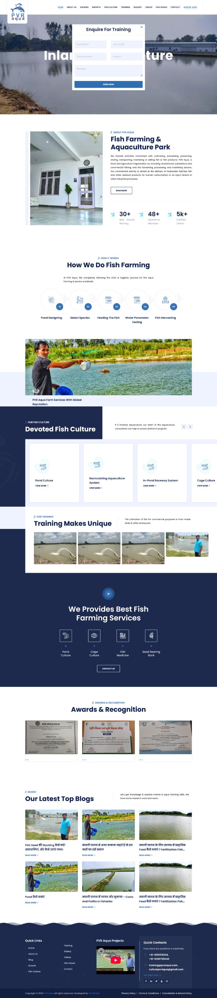 PVR Aqua – Aquaculture & Fish Farming Excellence