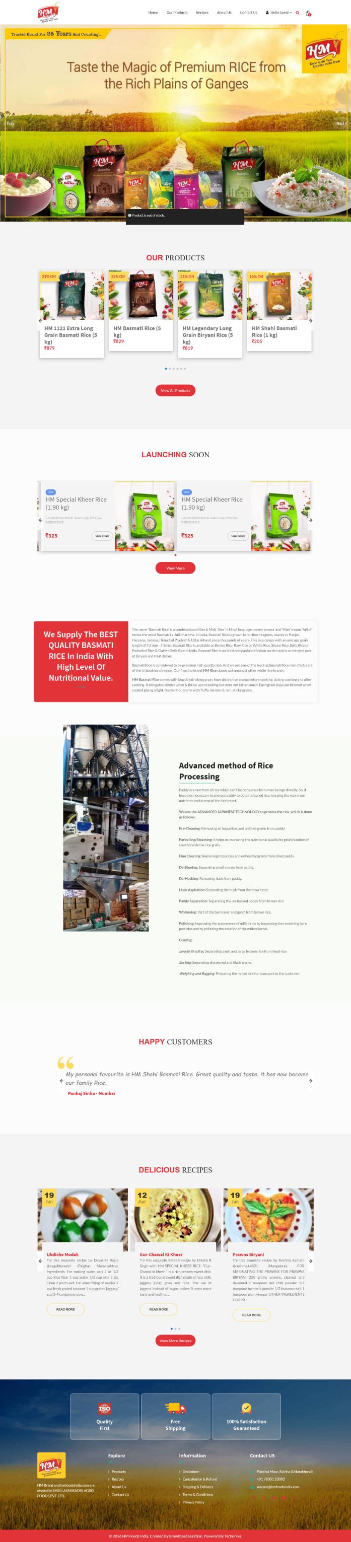 HM Foods India – Quality Food Products & Culinary Excellence