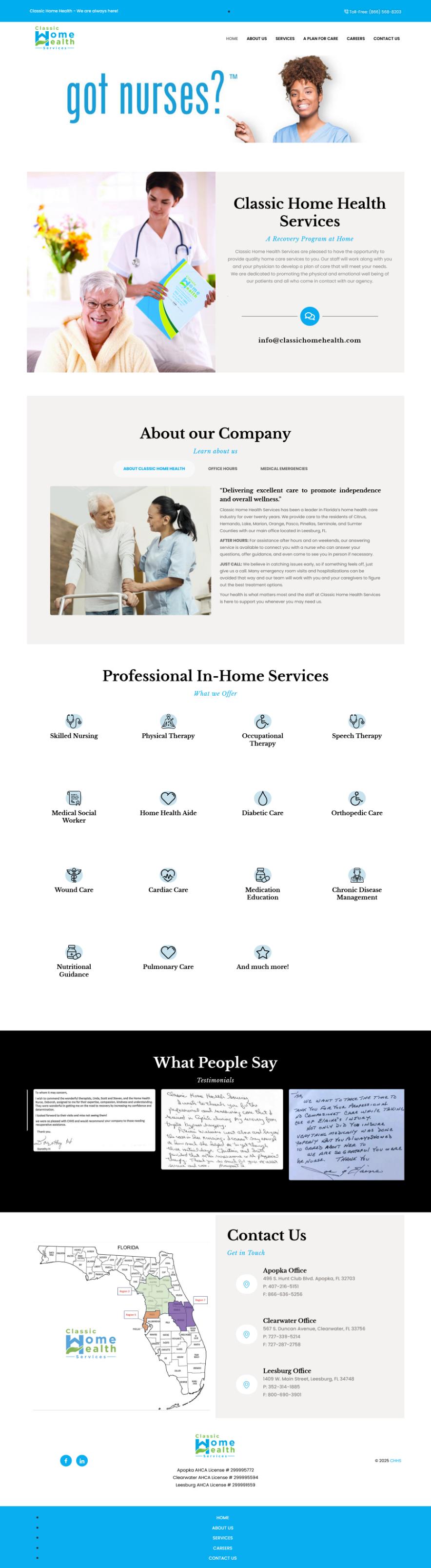 Classic Home Health – Comprehensive Home Care Services