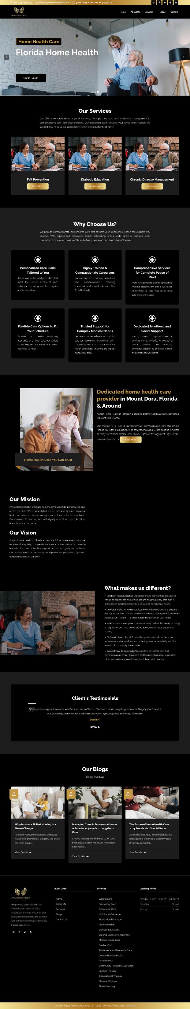 Angels Home Health – Home Health Care Services, Florida